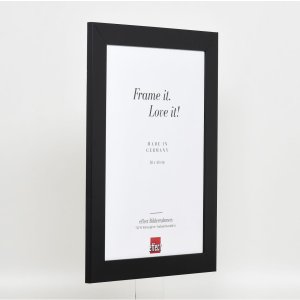 Efektný rám z masívneho dreva profil 30 čierny 15x20 cm múzejné sklo
