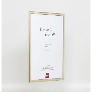 Efektný rám z masívneho dreva profil 29 strieborný 18x24 cm antireflexné sklo