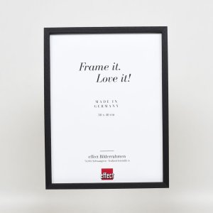 Efektný drevený rám profil 35 čierny 18x24 cm normálne sklo + dištančný rám