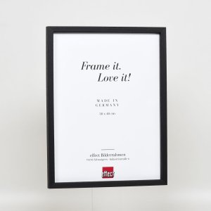 Efektný drevený rám profil 35 čierny 18x24 cm normálne sklo + dištančný rám