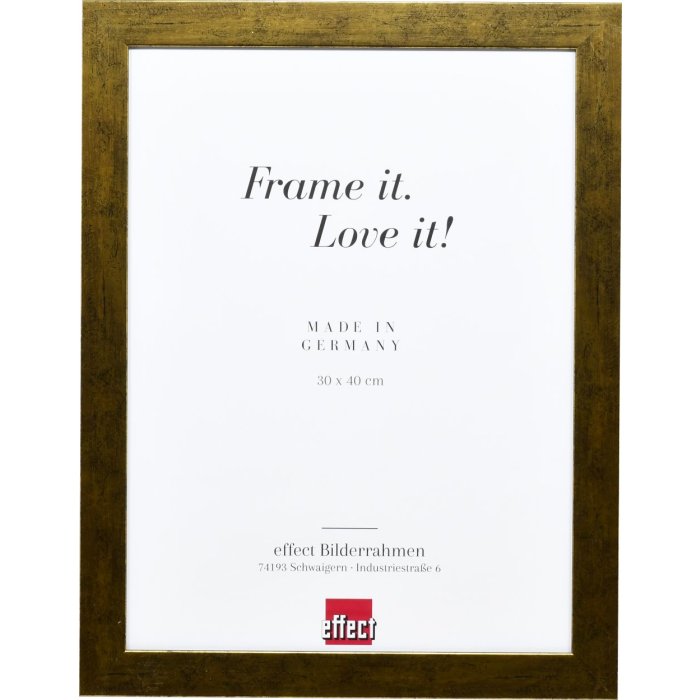 Efektný obrazový rám 2310 antické zlato 18x32 cm normálne sklo
