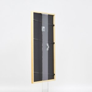 Efekt rám z masívneho dreva profil 20 prírodný 20x20 cm normálne sklo