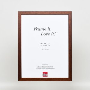 Efektný drevený rám profil 2210 tmavohnedý 20x20 cm normálne sklo