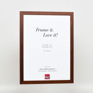 Efektný drevený rám profil 2210 tmavohnedý 20x20 cm normálne sklo