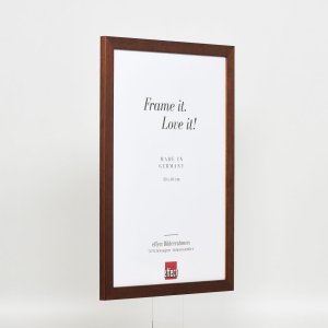 Efektný drevený rám profil 2210 tmavohnedý 20x20 cm normálne sklo