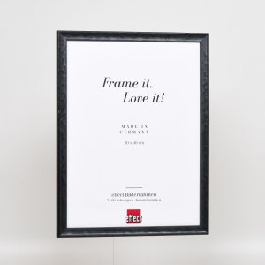Efekt drevený rám profil 2070 normálne sklo 20x20 cm čierna