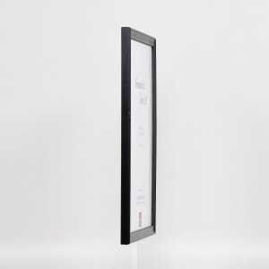 Efekt drevený rám profil 2070 normálne sklo 20x20 cm čierna