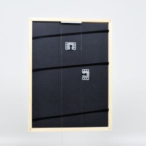 Efektný drevený rám profil 32 biely 20x20 cm múzejné sklo