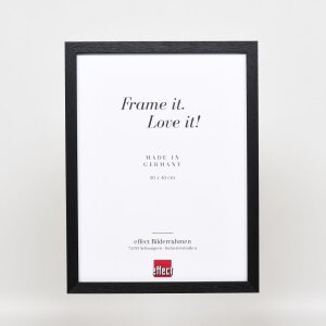 Efektný drevený rám profil 33 čierny 20x25 cm antireflexné sklo