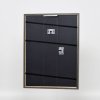 Efektný rám z masívneho dreva profil 25 modrý 20x25 cm múzejné sklo