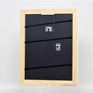 Efektný rám z masívneho dreva profil 30 biely 20x25 cm múzejné sklo