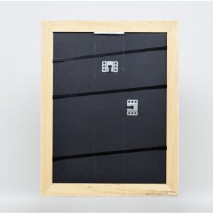 Efektný rám z masívneho dreva profil 30 biely 20x25 cm múzejné sklo