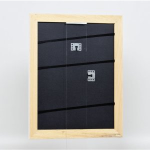 Efektný rám z masívneho dreva profil 30 biely 20x25 cm múzejné sklo