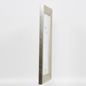 Efektný drevený rám profil 95 strieborný 20x25 cm normálne sklo