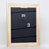 Efektný drevený rám profil 95 strieborný 20x25 cm normálne sklo