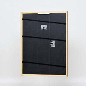 Efektný rám z masívneho dreva profil 22 hnedozlatý 20x28 cm antireflexné sklo