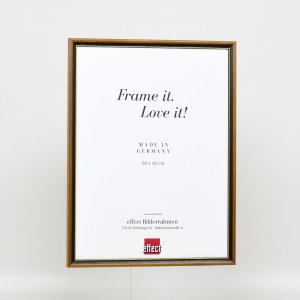 Efektný rám z masívneho dreva profil 22 hnedozlatý 20x28 cm antireflexné sklo