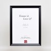 Efektný drevený rám Top N čierny 20x28 cm antireflexné sklo