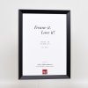 Efektný drevený rám Top N čierny 20x28 cm antireflexné sklo
