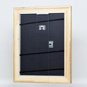Efektný drevený rám profil 95 zlatý 20x30 cm normálne sklo