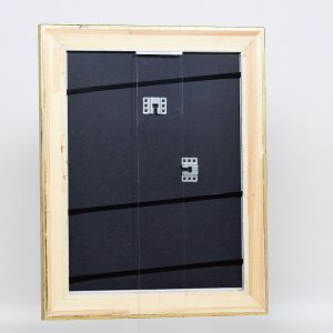 Efektný drevený rám profil 95 zlatý 20x30 cm normálne sklo