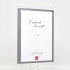 Efekt drevený rám profil 35 antracit 21x28 cm antireflexné sklo