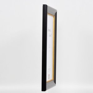 Efektný drevený rám profil 95 čierny 21x28 cm antireflexné sklo