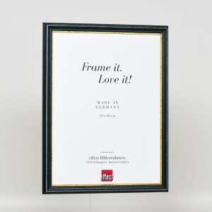 Efektný drevený rám profil 21 modrý 21x29,7 cm antireflexné sklo