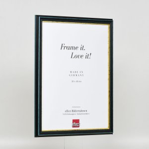 Efektný drevený rám profil 21 modrý 21x29,7 cm antireflexné sklo