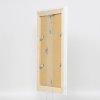 Efektný rám na obrazy z masívneho dreva 2240 biely 21x29,7 cm normálne sklo