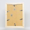 Efektný rám na obrazy z masívneho dreva 2240 biely 21x29,7 cm normálne sklo