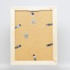 Efektný rám na obrazy z masívneho dreva 2240 biely 21x29,7 cm normálne sklo