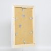 Efektný rám na obrazy z masívneho dreva 2240 biely 21x29,7 cm normálne sklo