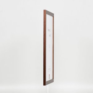 Efekt drevený rám profil 2210 tmavohnedý 23x70 cm normálne sklo