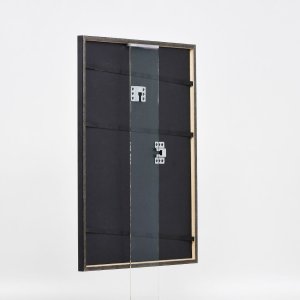 Efektný drevený rám profil 23 modrý 23x70 cm číre sklo