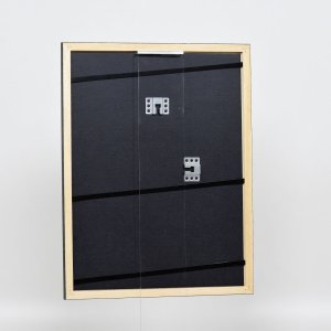 Efektný drevený rám profil 38 sivý 23x70 cm normálne sklo