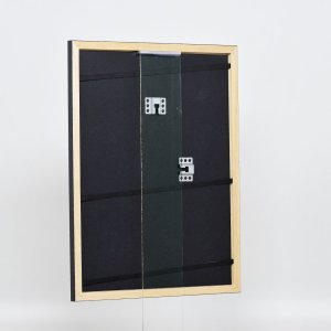 Efektný drevený rám profil 38 sivý 23x70 cm normálne sklo