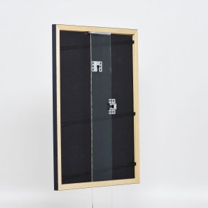 Efektný drevený rám profil 38 sivý 23x70 cm normálne sklo