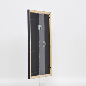 Efektný drevený rám profil 38 sivý 23x70 cm normálne sklo