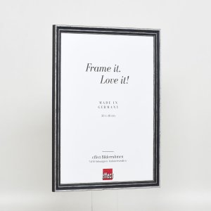 Efektný drevený rám profil 38 sivý 23x70 cm normálne sklo
