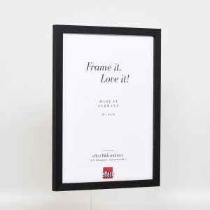 Efekt drevený rám profil 33 čierny 23x70 cm normálne sklo