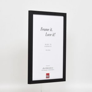 Efekt drevený rám profil 33 čierny 23x70 cm normálne sklo