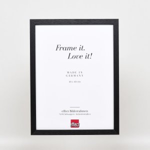 Efektný drevený rám profil 33 čierny 23x70 cm antireflexné sklo