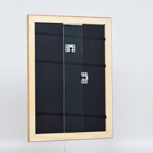 Efekt drevený barokový rám profil 37 antická strieborná 23x70 cm múzejné sklo