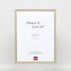 Efektný rám z masívneho dreva profil 25 zelený 24x30 cm antireflexné sklo