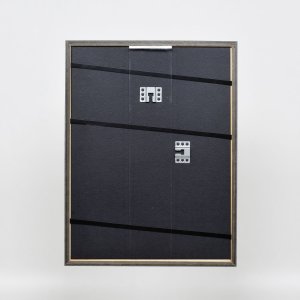 Efektný rám z masívneho dreva profil 25 modrý 24x30 cm akrylové sklo