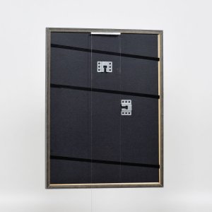 Efektný rám z masívneho dreva profil 25 modrý 24x30 cm akrylové sklo