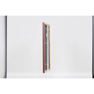 Efekt drevený rám profil 38 hnedý 25x30 cm normálne sklo