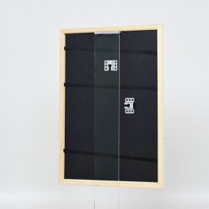 Efektný drevený rám profil 38 biely 25x30 cm antireflexné sklo