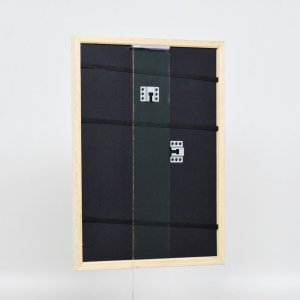Efektný drevený rám profil 38 biely 25x30 cm antireflexné sklo